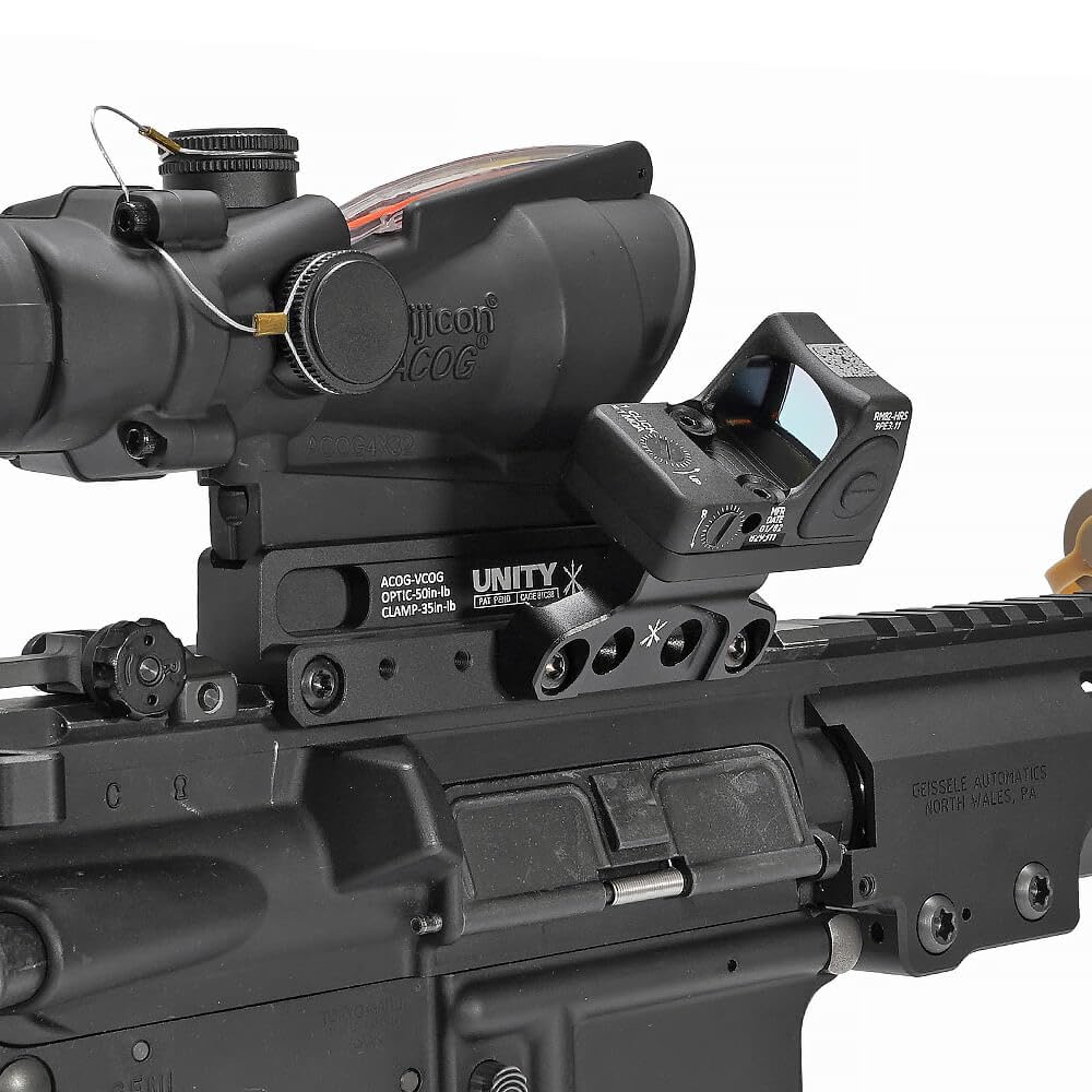 Ryohin Buhin UNITY FAST COG Mount Dedicated Offset Dot Sight Mount Replica with 2 Mount Bases (T1/T2 Series, RMR/SRO Series)