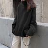 European-Style High-Neck Sweater: Women's Loose Knit Coffee Pullover, Versatile Autumn/Winter Base Layer