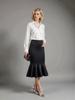 Elegant Half-Length Skirt Autumn New Style Fish Tail Skirt Elastic Midi Skirt