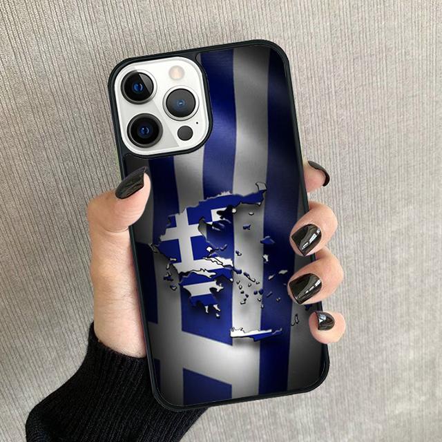 Greece Greek Flag Phone Case For iPhone 17 Air 15 16 11 12 13 14 Pro Max Cover For iPhone 17 Air Max Plus Coque Fundas