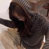 2024 A/W Striped Vintage Knit Hooded Sweater Coat