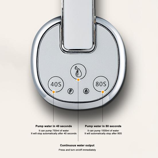 Electric Dispenser Foldable Water Bottle Pump Universal Easy To Install Rechargeable Automatic Water Dispenser Pump