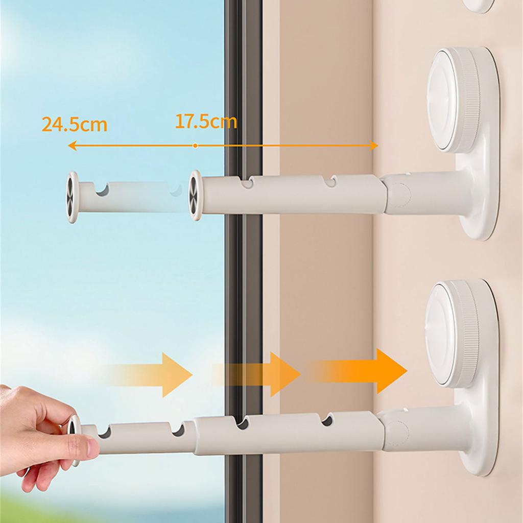 Portable Suction Cup Folding Clothes Drying Rack For Travel Space Saving Design For Suitcases Backpacks Outdoor Use