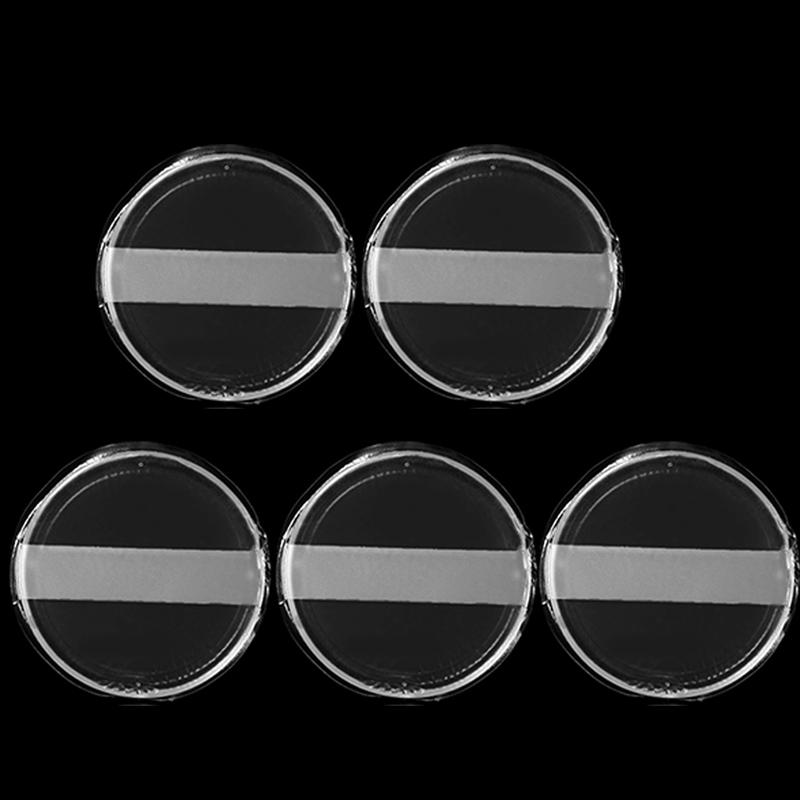 1/20 st sminkpuderpuff silikon non-stick mjuk transparent rund droppformad kosmetisk kraftsvamppuff smidig blandning