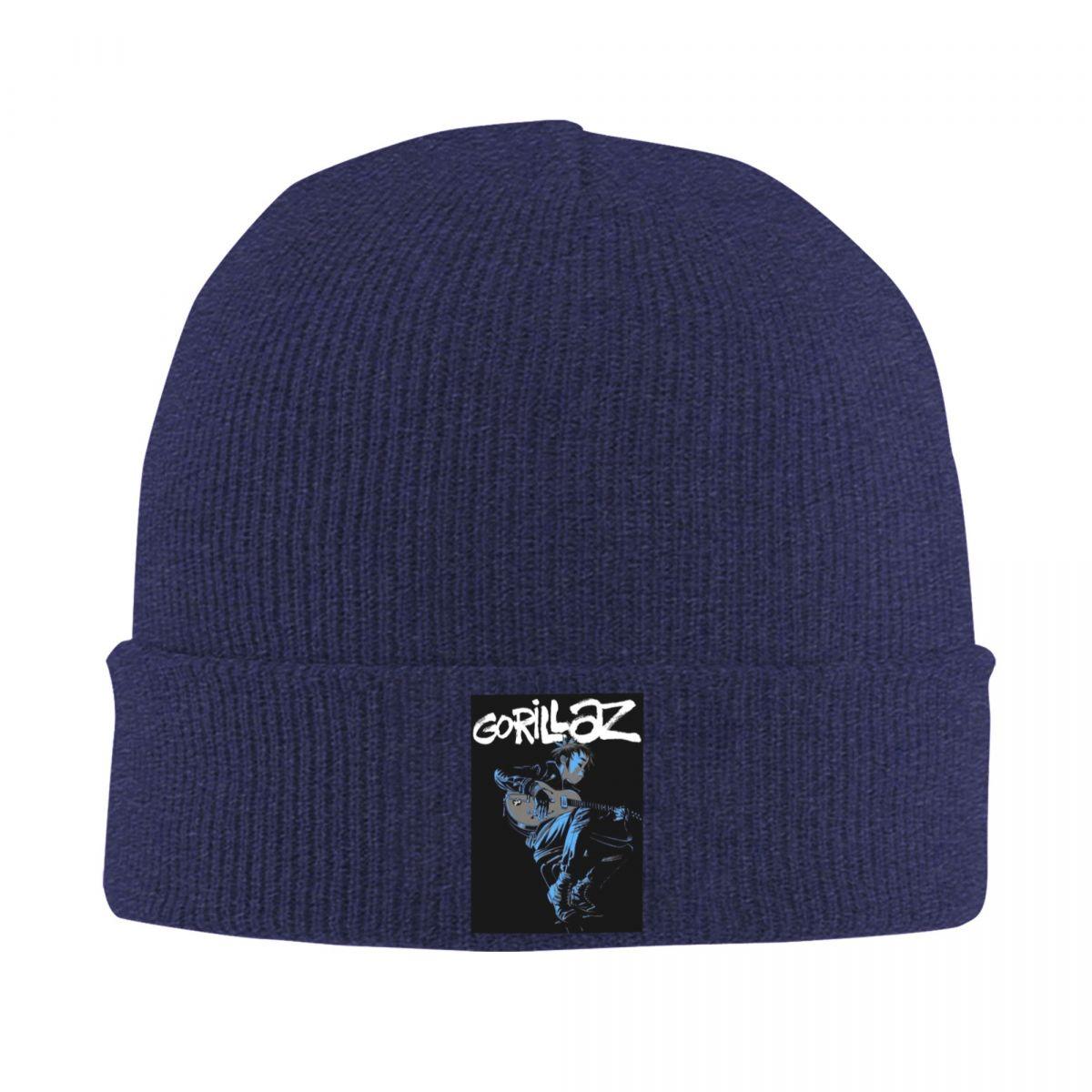 

Gorillaz Symbol Warm Knitted Cap Hip Hop Bonnet Hat Autumn Winter Outdoor Beanies Hats for Men Women Adult One Size