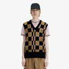 [Sharp] Glitch Checkerboard Vest - Shaded Stone/Navy Afpm2336513-R83