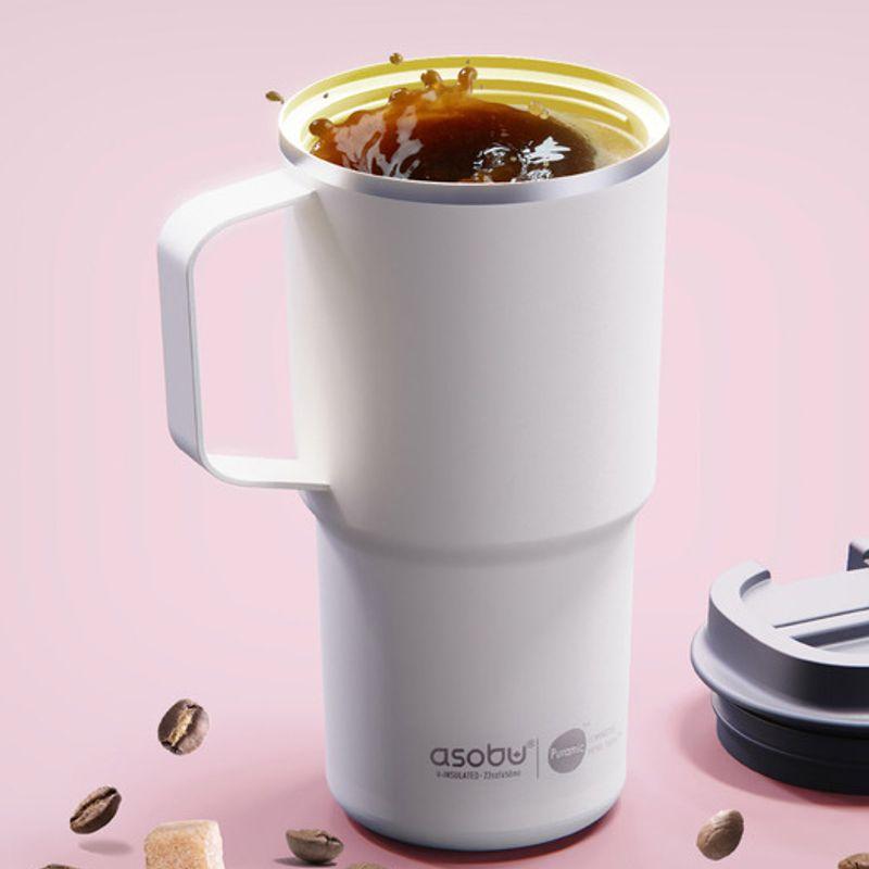 ASOBU Ceramic Stainless Steel Vacuum Insulated Mug Tumbler 650ml Nitro
