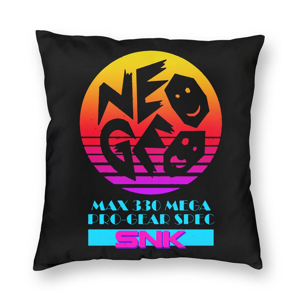 Neo Geo Arcade Pillowcase Double-Sided Printing Polyester Cushion Cover Decor Pillow Case Cover Home Zipper 45X45Cm