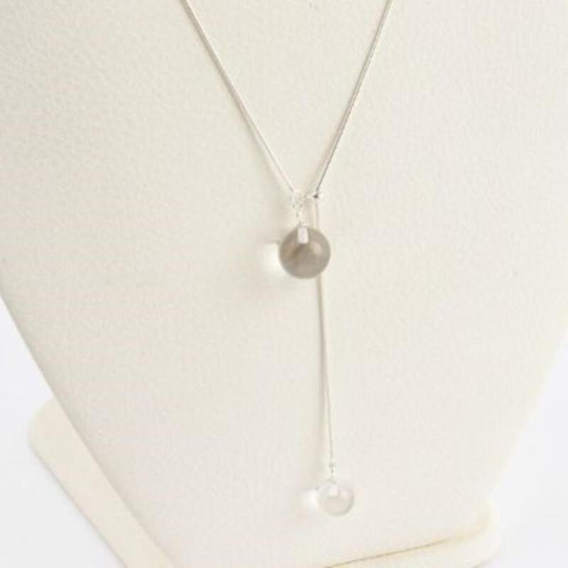 

Women s Drop Fashion Snake Chain Glass Bead Necklace A33360_Single Item