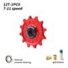 MUQZI Derailleur Ceramic Pulley Wheel 11T 12T 13T 14T 7-11 Speed Bike Rear Derailleur Jockey Wheel for Shimano Sram