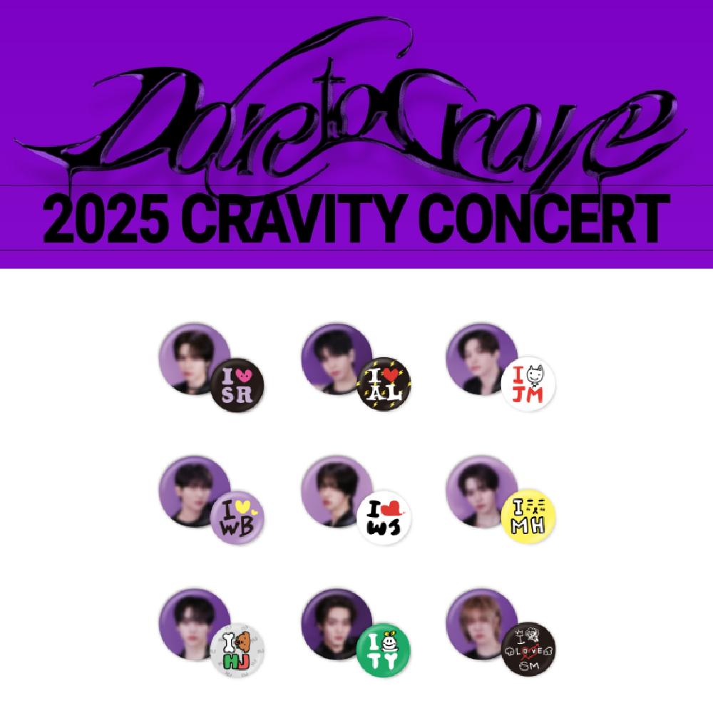 

Предзаказ 2025 Концерт CRAVITY Dare To Crave Набор случайных пин-кнопок Random 1ea