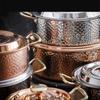Naijiang 3-Layer Hammered Stainless Steel Deep Soup Pot