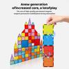 102-Piece Children's Stained Glass Magnetic Tiles: Versatile Translucent Building Blocks Castle Educational Toy