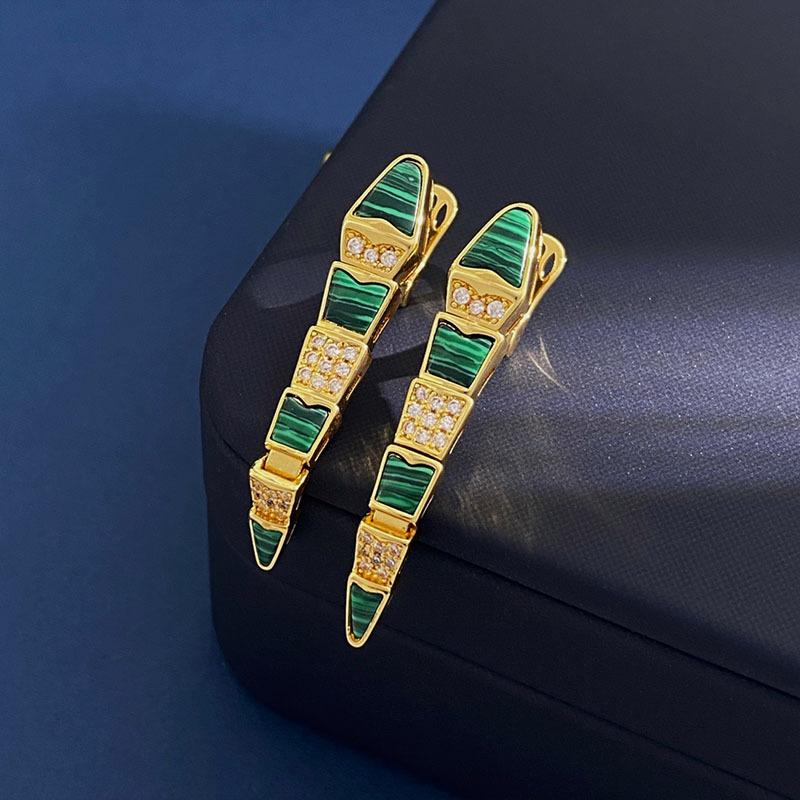 

Серьги Snake Bone Big-Name Commuter Temperament, женские, легкие, роскошные, инкрустированные бриллиантами, изысканные, длинные, в форме змеи, серьги-лапки для женщин-светских львиц