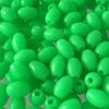 200PCS Luminous Fishing Beads Egg Shape Hard Bead Glow , 2x3mm 0.8mm