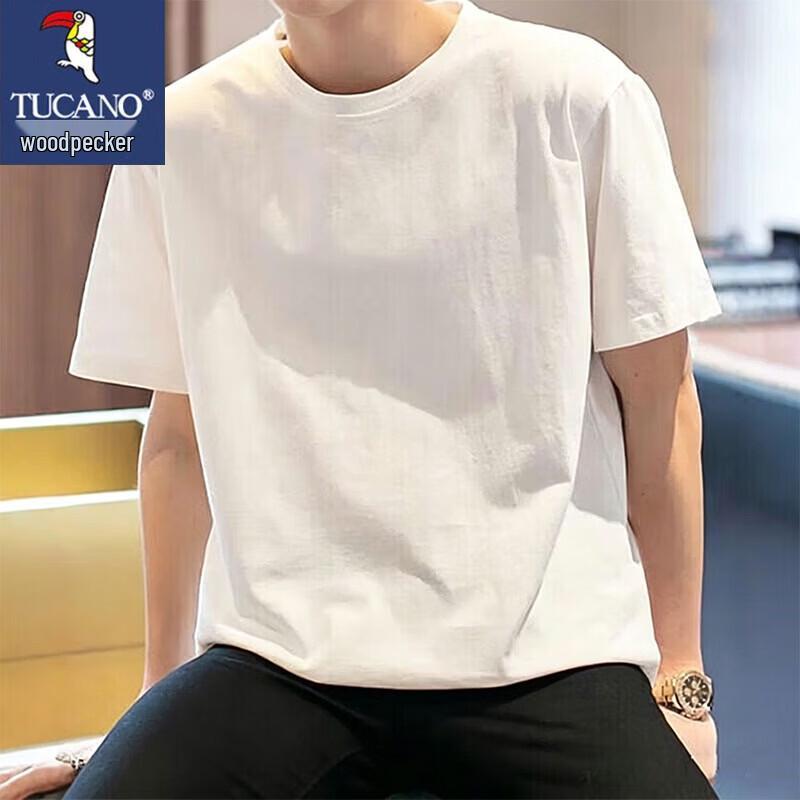 TUCANO Men s Pure Cotton Short-Sleeve T-Shirt M