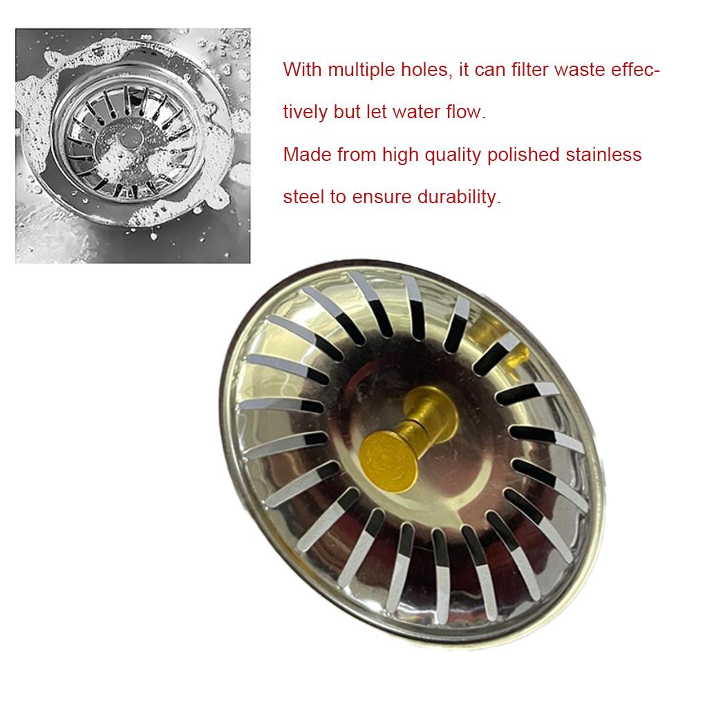 Kitchen Sink Strainer Replacement Plug Anti-blocking Filter Cover Gadgets Stopper Household Supplies Washing Shower Accessories