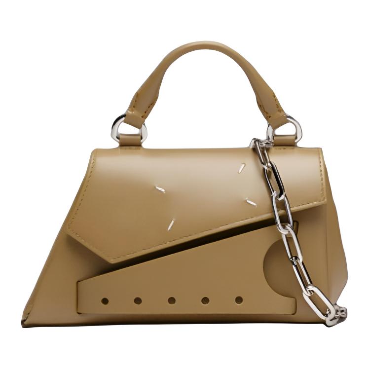 

Maison Margiela Snatched Metal Hardware Adjustable Leather Shoulder Strap Handbag Women Handbags Light-Brown SB1WD0013P4745T7366 Basic Set (Bag+Dust Bag)