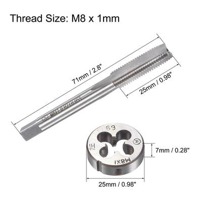 Tap Allow Cutting High Speed Steel Left Hand Metric