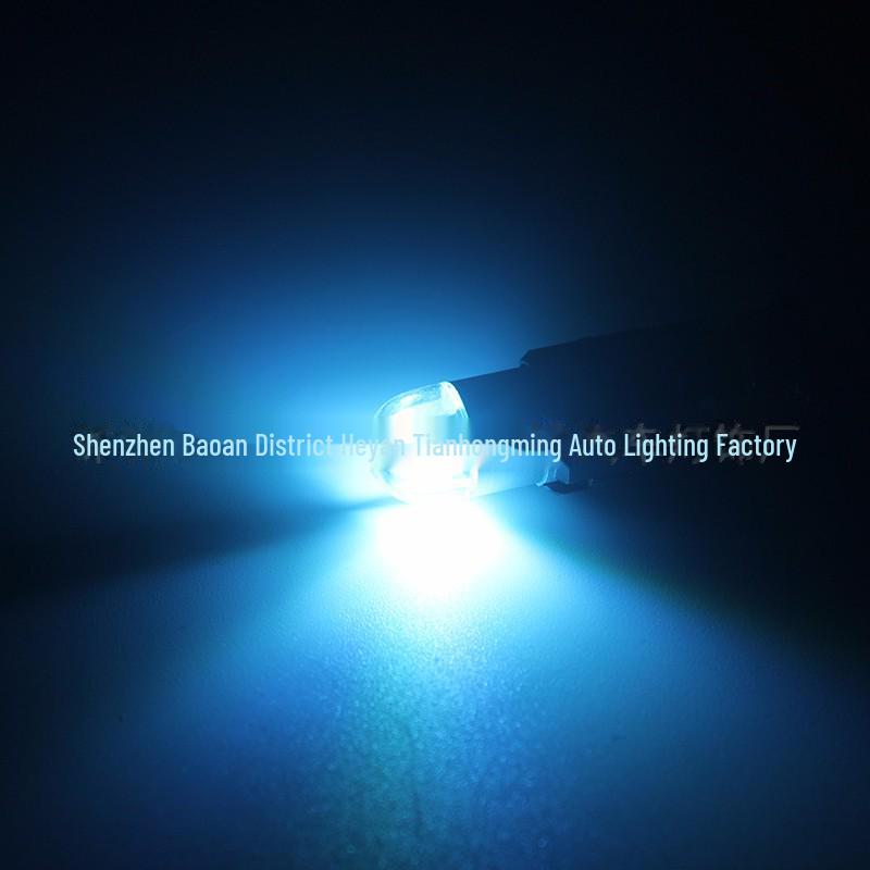 

Светодиодные автомобильные фары T10 из алюминиевого корпуса - 3030 подсветка номерного знака и ширины, маленькая вилка W5W