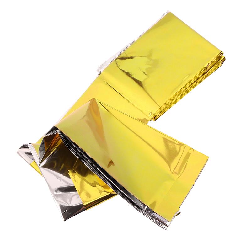 Outdoor Emergency Thermal Blanket Survival Rescue First Aid Blanket Folding Hypothermia Windproof Explore Camping Mat Pad