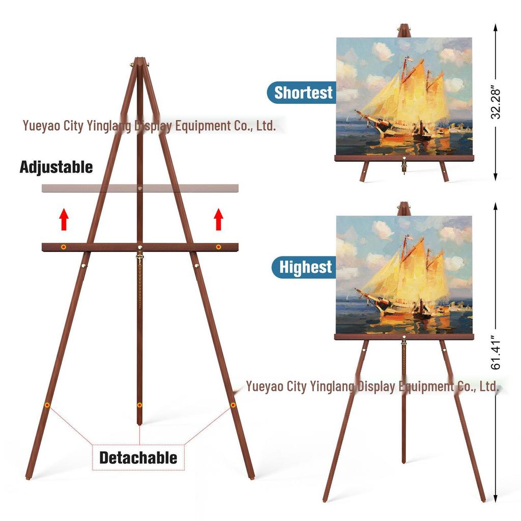Portable Foldable Tripod Easel Set for Art Students