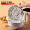 Heavy-Duty Round Aluminum Foil Baking Tray for Air Fryers