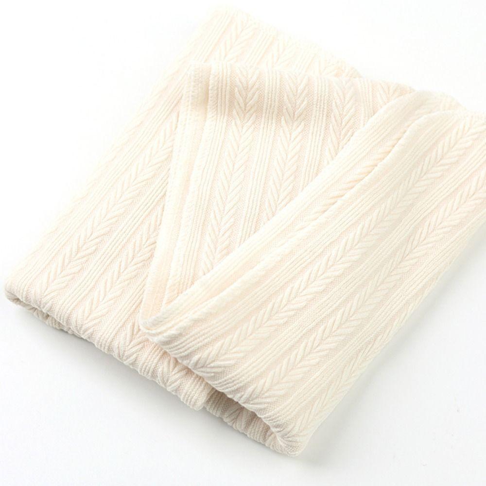 Soft Fabric Infant Swaddle Blanket Solid Color Baby Receiving Blanket  Home Swaddling