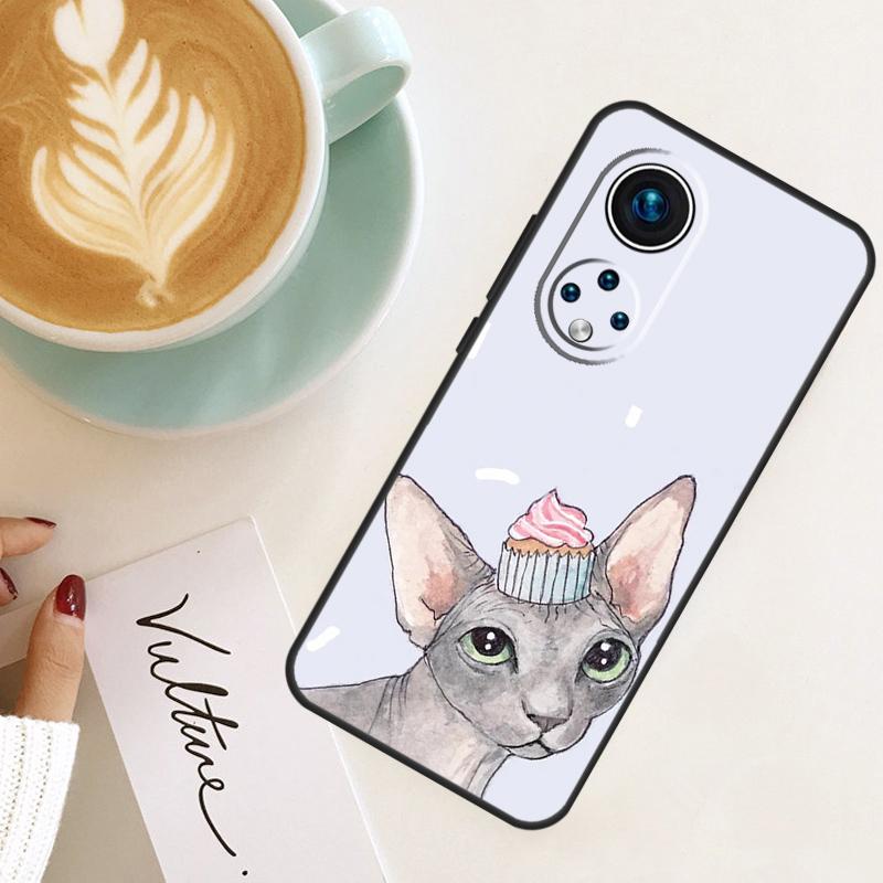 Sphynx Sphinx Cat For Honor Magic 7 Lite 6 8 Pro Case For Honor 200 400 50 70 90 X8c X8b X9a X9b X9c X9d Win RT