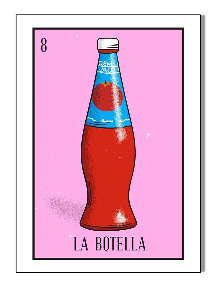 Abstraktní mexická loterie kreslený plakátový tisk plátno malba papoušek srdce severské nástěnné umění pro obývací pokoj domácí dekorace