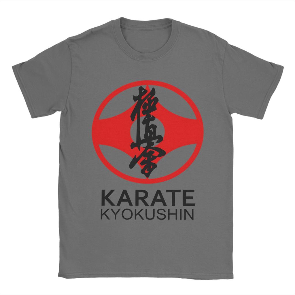 Kyokushin Karate Kanji and Symbol TShirt Beach  Cotton T Shirts For Mens Custom Logo Tshirt ShortSleeve Y2K Fun Tops