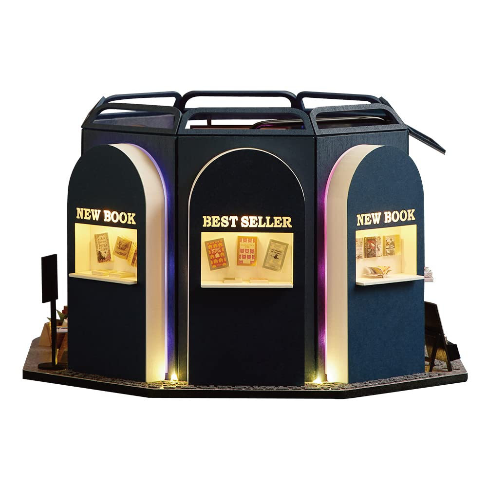 Dollhouse Handmade Kit Set Miniature Book Cafe BOOK CAFE (t-FREAK)