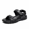 Men'S First Layer Cowhide Fashionable Trendy Comfortable Open-Toe Sandals Breathable Non-Slip Beach Sandals