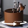Portable Rotatable Storage Holder Box 360 Degree Desktop Cosmetics Shelf Cylinder Rotary Pen Holder Makeup Brush Storage