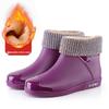 Ottepad Damenmode Wasserdichte High-Top Gummistiefel