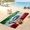 Asciugamano da Spiaggia Stampa Calcio Italia Asciugatura Rapida Super Assorbente Morbido Asciugamano da Bagno per Nuoto Spiaggia Viaggio Souvenir Regalo per Fan
