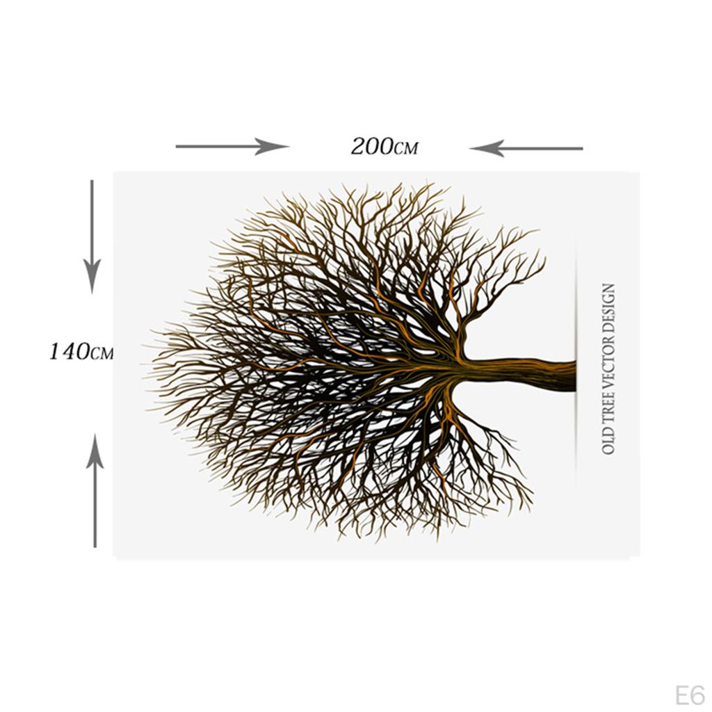 -resistant Printed Tablecloth TV Stand Refrigerator Table Mat Decorative