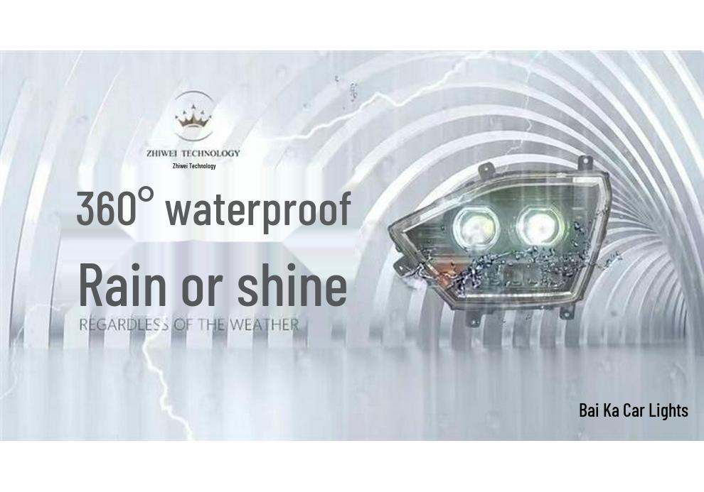 Ultra-Bright Dual-Lens Full LED Headlight Assembly for Sinotruk Howo N7G/N5W