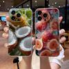 Summer Fruit  Phone Case For iPhone 17 16e 16 15 14 13 12 11mini Pro Max X XR XSMAX 8 7 Air Plus Soft Cover