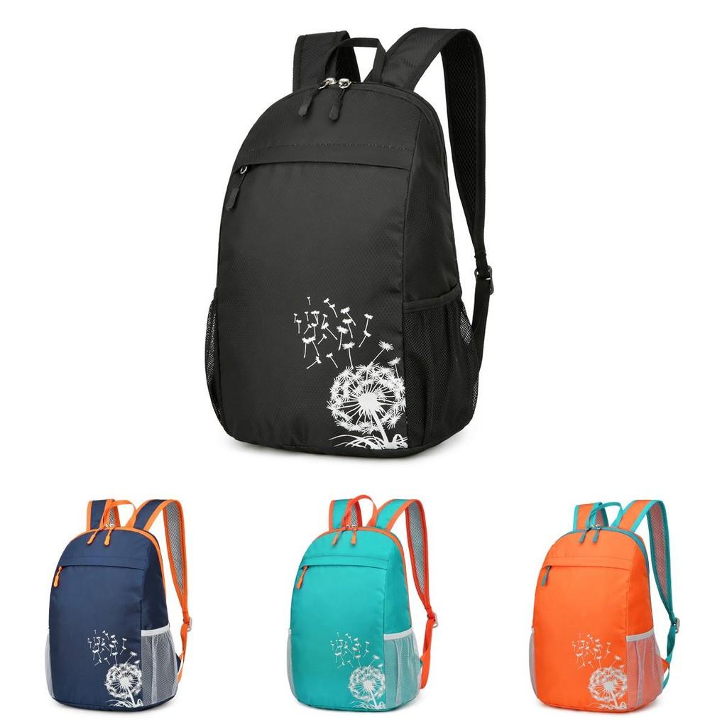 Foldable Dandelion Pattern Portable Childrens Schoolbag Backpack Travel Bag