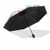 1pc Sanrio Christmas Tree Automatic Opening Umbrella - Portable Folding Design with 8-Bone Iron Frame, Outdoor Umbrella for Festive Gifts, Suitable fo
