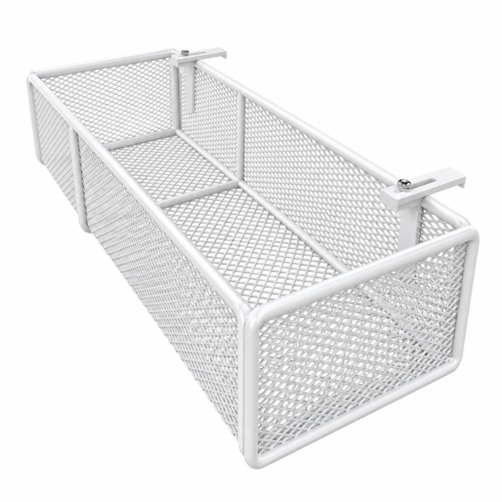 Metal Mesh Bedside Hanging Basket Ventilated Storage