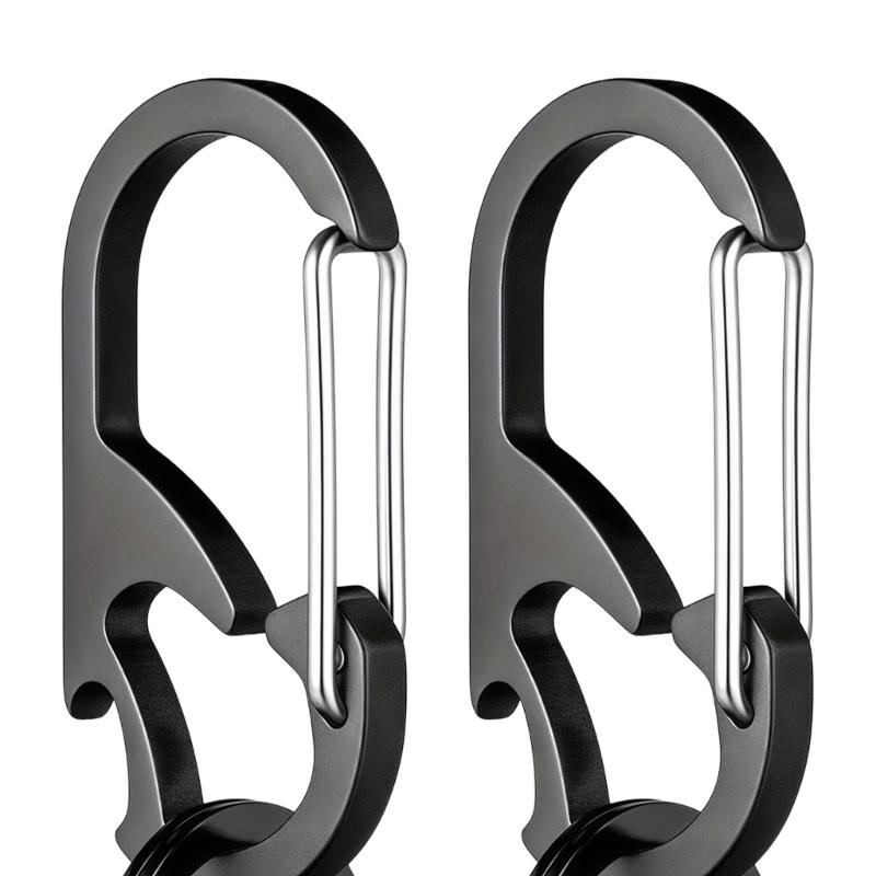 Elegant Stainless Steel Keychain with Bottle Opener Functionality Rustproof Keyrings Suitable for Modern Lifestyles
