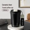 Temeke Portable Insulated Coffee Mug with Ceramic Liner