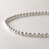 [MIONO] [Produced by Yumi Katsura] Yumi sienne Pearl Necklace Coco 70cm Formal Occasions Simple Popular White Made in Japan (Silver)