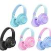 Luminous Gradient Wireless Bluetooth Headband with Macaron Earbuds – Heavy Bass Best Seller