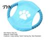 Interactive Fetch And Play Gear Fabric Dog Flying Disc, Cotton Rope Tug of War Durable Pet Chew Toy for Small Medium Large Breeds, Outdoor Training