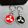 Mitsubishi Lancer OTOASX L300 Montero L200 Mirage Outlander Delica Pajero Araba Metal Anahtarlık Oto Anahtarlık Tutucu İçin