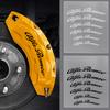 TSHP4 6pcs Car Brake Caliper Sticker Heat Resistant Decals Auto Accessories For Giulietta GT 159 147 156 Mito Brera Giulia