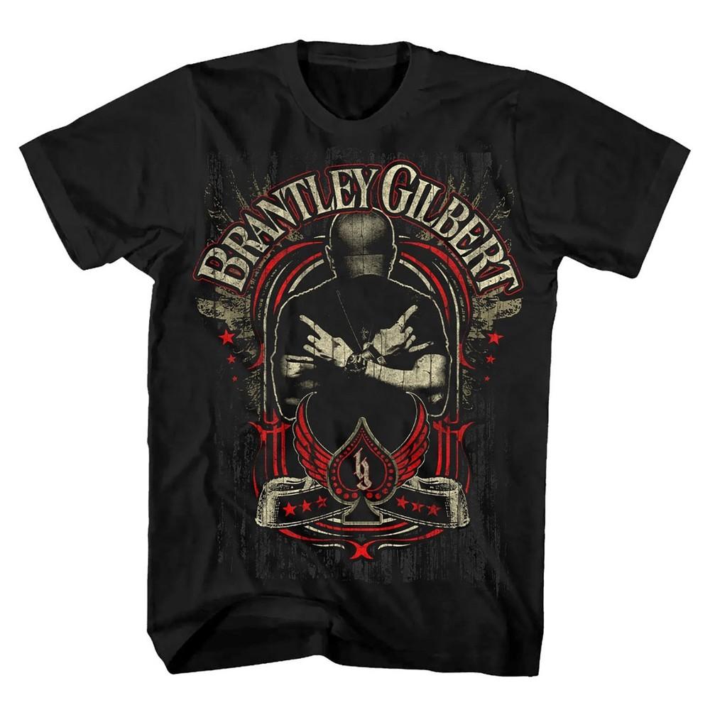 Brantley Gilbert Photo T-shirt Medium Black Unisex T-Shirt M